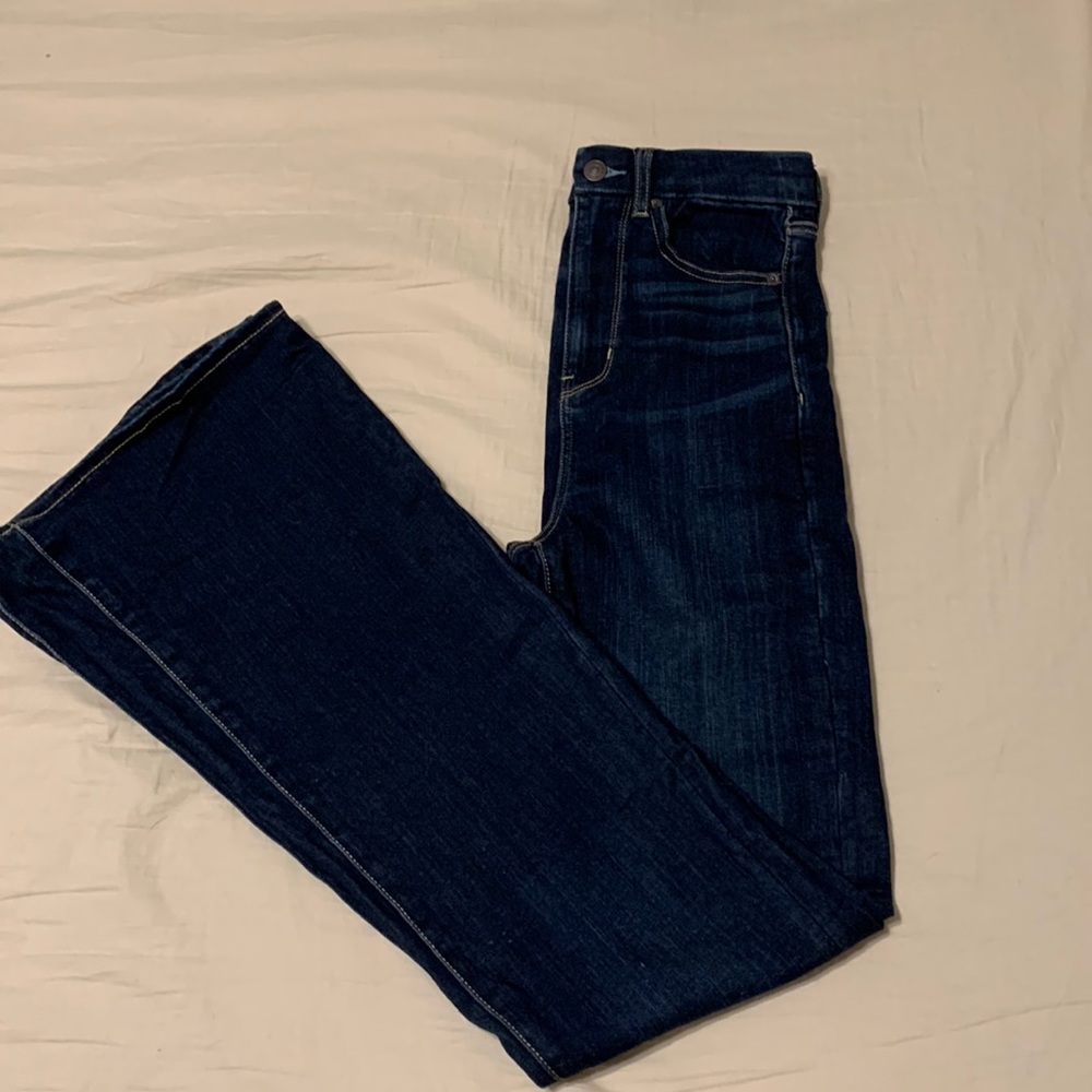 American eagle curvy highest rise flare jeans